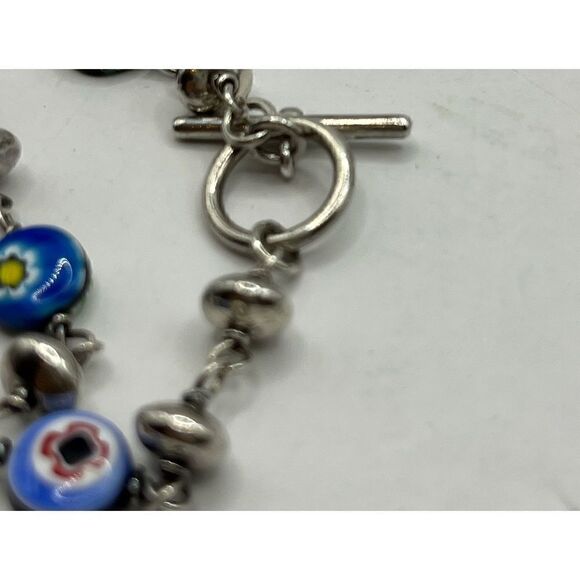 Murano glass and 925 bracelet - Picture 2 of 5